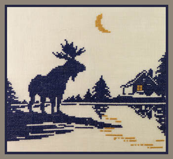 Moose Silhouette 2 - Click Image to Close